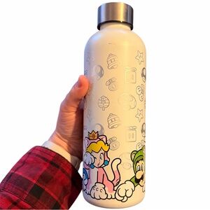 💛 Nintendo Super Mario 3D World Bowser’s Fury Water Bottle – Target Exclusive